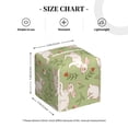 thumbnail image 4 of Gaeub Cute Rabbit And Flower Print Leather Tissue Box Cover Square,Tissue Holder,Leather Paper Case,PU Leather Tissue Box Holder Decorative for Bathroom, Home Office Decor, 4 of 7