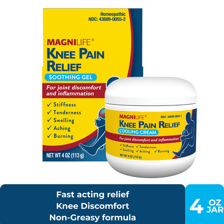 MagniLife Fast Acting Natural Knee Pain Relief Gel 4.0 oz