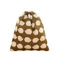 thumbnail image 4 of Cotton Blend Linen Home Storage Printing Storage Bag Travel Use Printing Bag with the Drawstring, 4 of 8