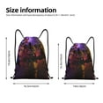 thumbnail image 2 of Zufioo Five Nights At Freddy'S Print Sports Cinch Sack Gym String Bags Machine Washable Heavy Duty String Backpack for Men Women-Medium, 2 of 6