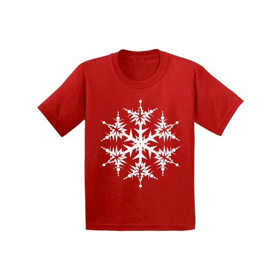 Awkward Styles Xmas T-Shirt for Baby Girls Boys Christmas Snowflake Baby Shirt