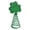 Green, variant on St. Patrick Day Mini Tree Topper, Ngxiha 6 Inch Miniature Irish Shamrock Miniature Christmas Tree Topper, Irish Green Decoration for Holiday Party Decor Fancy