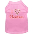 thumbnail image 4 of Christmas Screenprinted Dog Shirt, "I Heart Christmas", 4 of 11