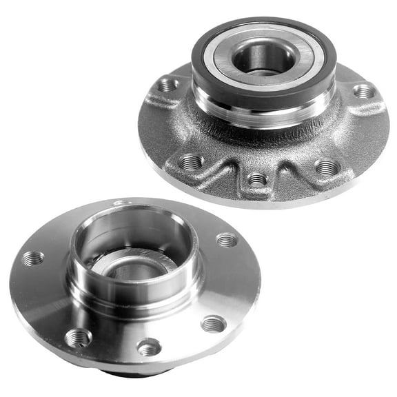 Detroit Axle - 2pc Rear Wheel Bearing Hubs for 2013-2016 Dodge Dart Wheel Bearing and Hubs Assembly 2014 2015 Replacement Pair Hubs