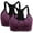 G, variant on 2 Pack Women's High Impact Sports Bras - Seamless Yoga Running Vest with Adjustable Straps (S-XL)