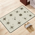thumbnail image 2 of Beige Sparkling Star Rugs Doormat, Non-Slip Machine Washable Carpets Floor Door Mat , 36" x 24", 2 of 7