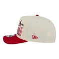 thumbnail image 6 of Men's New Era Cream St. Louis Cardinals Throwback Tri-Hit A-Frame 9FIFTY Adjustable Hat, 6 of 7