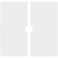 thumbnail image 4 of 10"OD x 1"ID x 3 1/2"C x 1"P Embry Architectural Grade PVC Contemporary Ceiling Medallion, Two Piece, 4 of 11