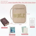 thumbnail image 4 of Bible Cover Case for Women, soft corduroy Letter Bible Bag, Soft Bible Bag Bible Case with Handlest , Bible Carrying Case for Women, Bible Accessories for Book Lovers Mother's Day Gifts, 4 of 6