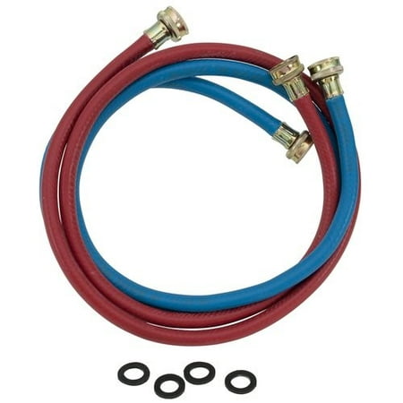 Peerless Hot and Cold Washing Machine Hose, 2pc (Best Washing Machine For Off Grid Use)