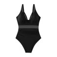 thumbnail image 2 of BeAi Plus Size Sexy Swimsuit for Women Womens Bathing Suits Plus Size Two Piece Modest Swimwear Set Sexy Monokinis Ruffled V Neck Lace Up Previous Orders, 2 of 3
