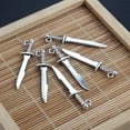 thumbnail image 3 of HeroNeo 10 Pcs Charms Sword Dagger Pendants for Necklace Bracelet Jewelry Making DIY Handmade Craft Findings, 3 of 7