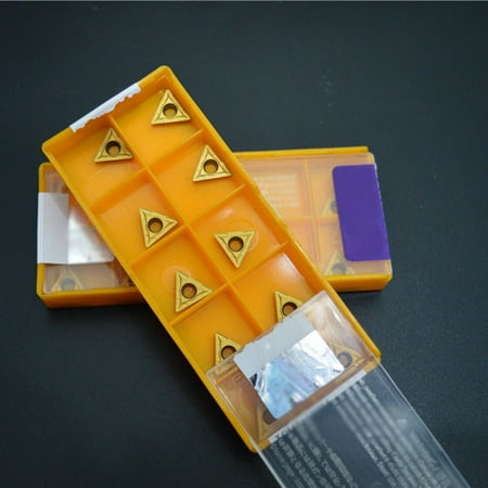 

GLFILL 10Pcs Tcmt110204 Ue6020 Tcmt 21.51 Ue6020 Carbide Inserts Cnc Cutter
