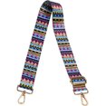 thumbnail image 1 of SURJDE Crossbody Strap for Purses Replacement Adjustable Guitar Multicolor Style Handbag Straps, Rhombus Multicolor, Medium, Thermal, 1 of 4