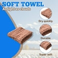 thumbnail image 3 of AUQ 5Pcs Wash Cloth,Fluffy Water-Locking Layers Wash Cloths,Practical All-Purpose Use Face Cloths for Washing Face,Muticolor2,11.81*11.81*0.39in, 3 of 7