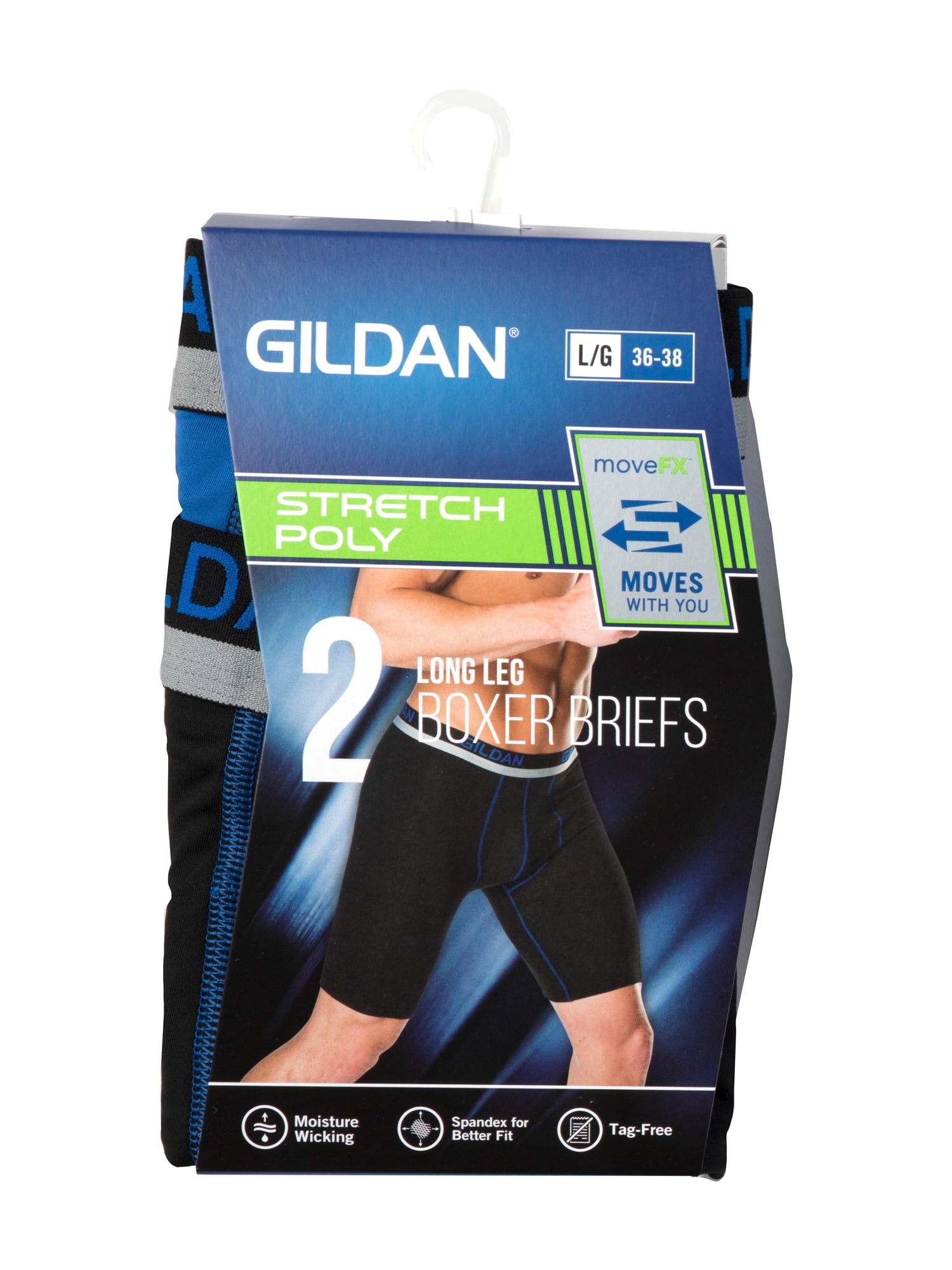 gildan long leg boxer briefs