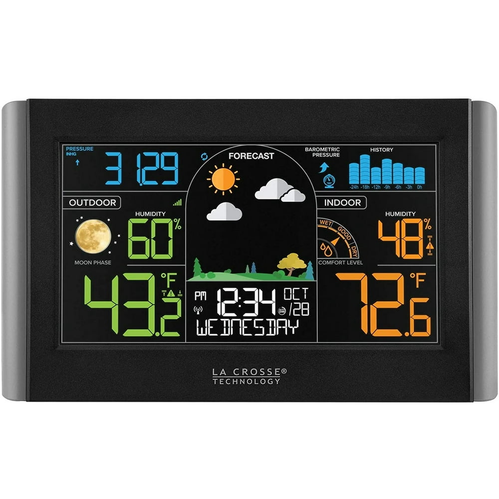 La Crosse Technology Wireless Weather Station with Atomic Time & Date