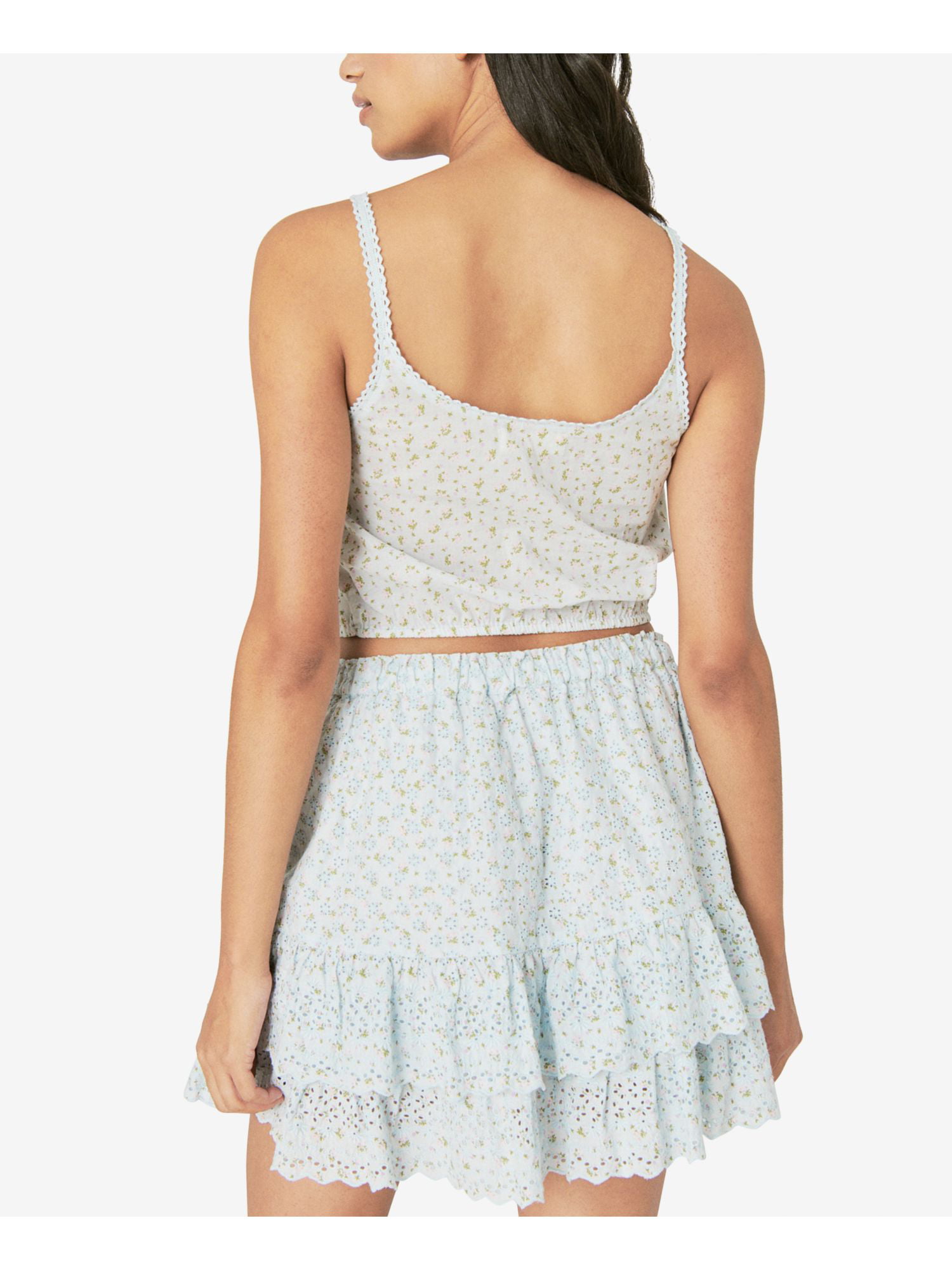 Lucky Brand Women's Sleeveless Tie Neck Relaxed Cami Top, Oil Blue, Small :  : Clothing, Shoes & Accessories