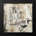thumbnail image 2 of Hakimipour, Tiffany 20x20 Black Modern Framed Museum Art Print Titled - Couture Sandy Shore II, 2 of 5