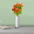 thumbnail image 4 of 1 Bouquet Garden Artificial Flower Realistic Looking Vibrant Color Easy Maintenance Simulation Violet Flower Fake Plant, 4 of 10