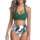 thumbnail image 1 of Swimsuits For Women, Women Vintage Swimsuit Two Piece Retro Halter Ruched, 1 of 5