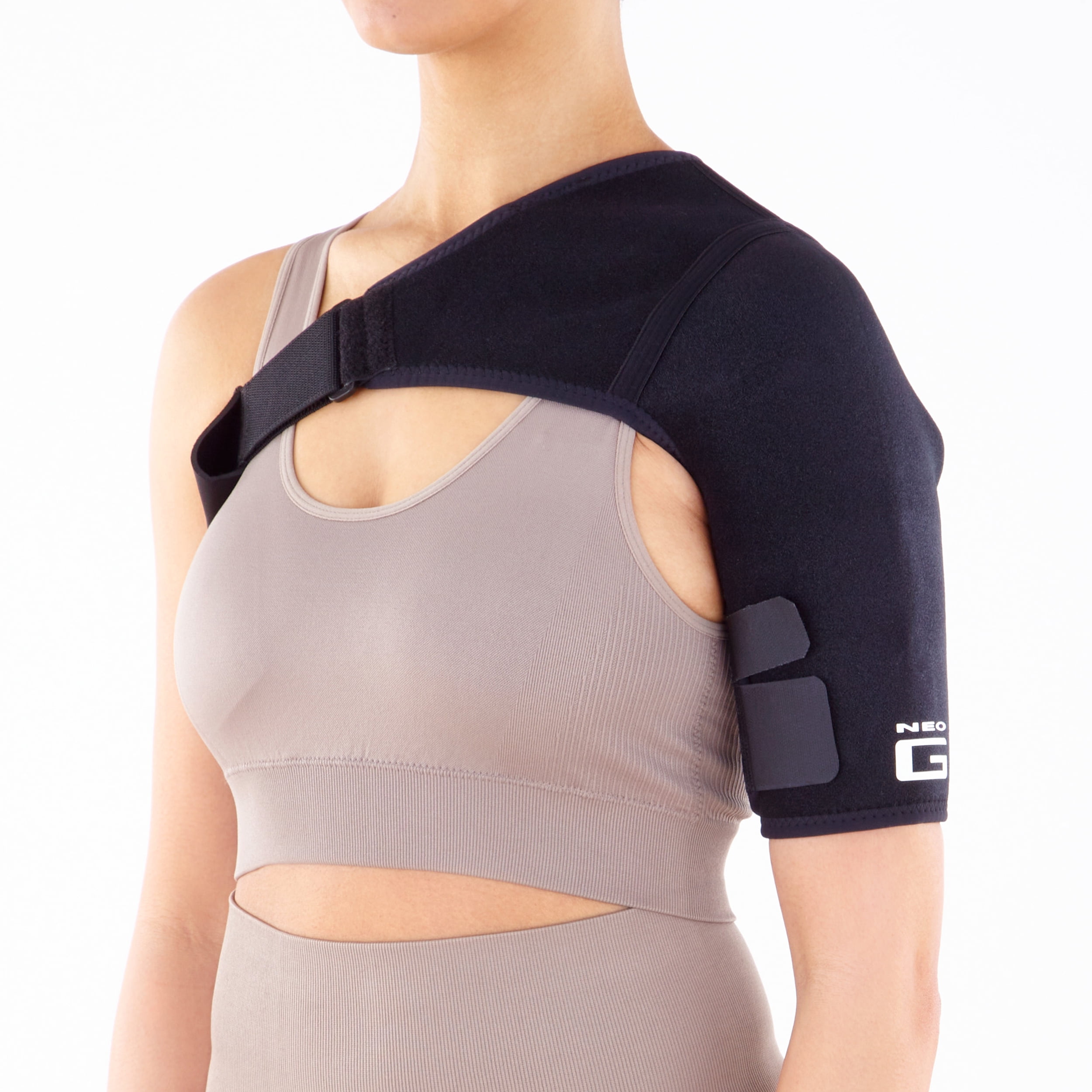 Neo G Easy-Fit Adjustable Neoprene Shoulder Support Brace, One Size FSA/HSA Eligible