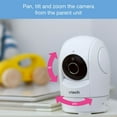 thumbnail image 2 of VTech VM5262 5” Digital Video Baby Monitor with Pan & Tilt Camera, Full Color and Automatic Night Vision, White, 2 of 9