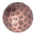 thumbnail image 4 of Dados Poliédricos De Metal, Dados Poliédricos De Números Claros De 100 Lados Para Juegos De Rol Para Hombres ANGGREK Otros, 4 of 8