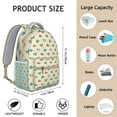 thumbnail image 2 of Excavator Themed Waterproof Backpack - Ergonomic Design with Breathable Straps, Spacious Compartments for College Students, 2 of 6