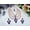 Rose Blue, variant on Exquisite Indian Bollywood Wedding & Bridal Wear Silver Plated Women's Kundan Jewelry Choker Necklace Set
