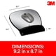 thumbnail image 2 of Alfombrilla de ratón 3M Precise con reposamuñecas de gel negra (MW310LE), 2 of 9