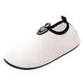 thumbnail image 3 of Domuza water shoes for women, Lightweight Breathable Slip-On Aqua Socks, Flexible Non Slip Water Skin Shoes for Beach Swim Pool Yoga Exercise White 7.5（EU-39）, 3 of 5