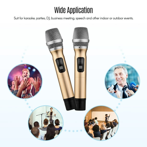 Microphone micro sans fil à main avec amplificateur pour chant karaoke  bluetooth