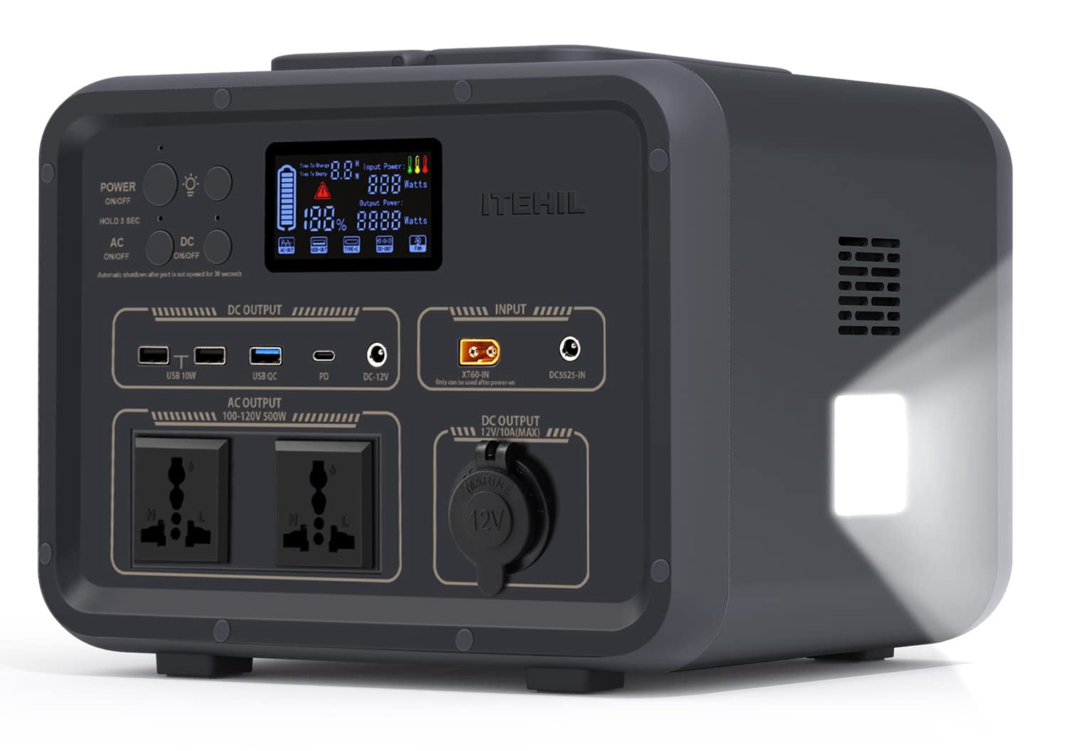 ITEHIL 500W Power Station