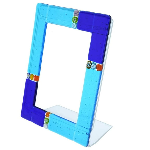 GlassOfVenice Murano Glass Photo Frame Murano 4X6 Inch