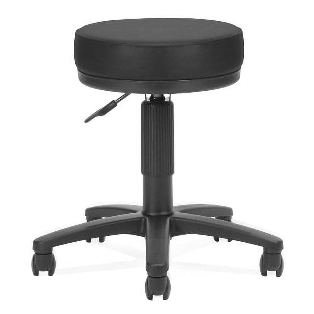 OFM Faux Leather Adjustable Drafting Utilistool in Navy
