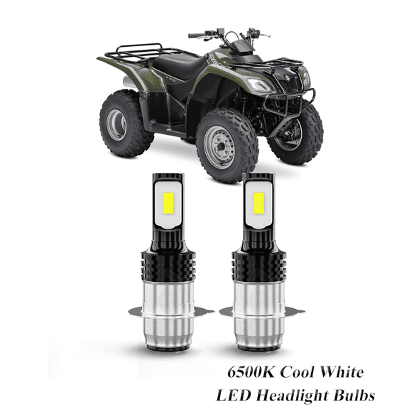 Compatible with Suzuki Ozark 250 2002-2014 , 2-Pack H6 H6M Led Headlight Bulbs Motorcycle Bulb,1700lm 6500K Cool White, 12v-24v DC