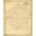 thumbnail image 2 of Hotchkiss 26x31 Black Ornate Wood Framed with Double Matting Museum Art Print Titled - Sussex County Virginia - Hotchkiss 1867, 2 of 4