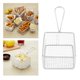 thumbnail image 3 of de aceite de cocina de acero inoxidable, canasta de comida, de espagueti para freír, colador de pasta de cocina, canasta de refrigerios - Cuadrado Sunnimix canasta colador de pasta, 3 of 8