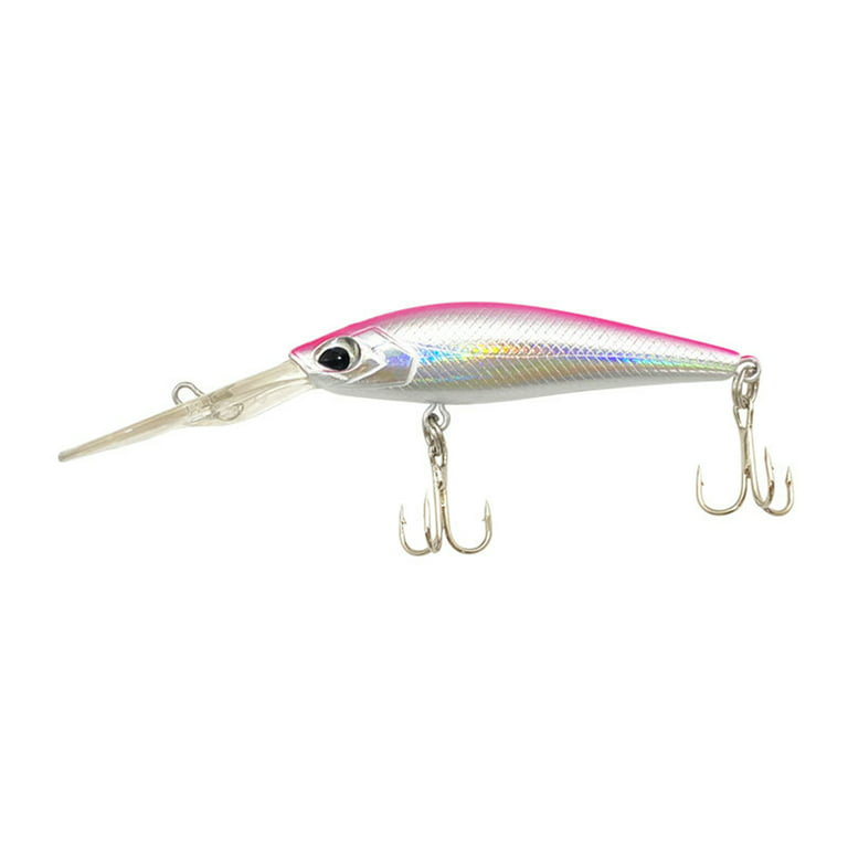 Yoone 6cm/6.2g Hard Bait 3D Fish Eyes with Sharp-Hook Long Tongue Realistic  Looking Corrosion Resistant Increase Fishing Rate ABS Freshwater Saltwater  Hard Lure Fishing Tackle Outdoor Fishing 