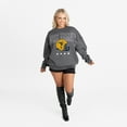 thumbnail image 3 of Women's Gameday Couture Charcoal West Virginia Mountaineers Oversized Rising Stars Premium Fleece Drop Shoulder, 3 of 5