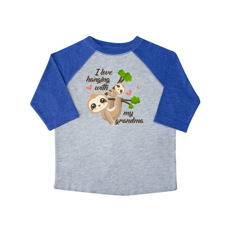 

Inktastic Hanging With My Grandma Gift Toddler Boy or Toddler Girl T-Shirt