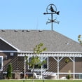 thumbnail image 4 of Wind Vane Flying Witch Black Stainless Steel athervane Outdoor European-Style, 4 of 8