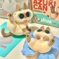 thumbnail image 5 of Caja ciega de la vida diaria del gato siamés divertido, caja misteriosa Kawaii, figura de acción de gato siamés, juguete para niñas, regalo de cumpleaños, 5 of 5