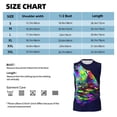 thumbnail image 6 of Uemuo Howling Wolf Pattern Men's Sleeveless T-Shirt,Muscle Athletic Tank Top, Moisture-wicking Quick-dry Breathable Classic Tee Top for Gym Run Outdoor Sports-XX-Large, 6 of 8