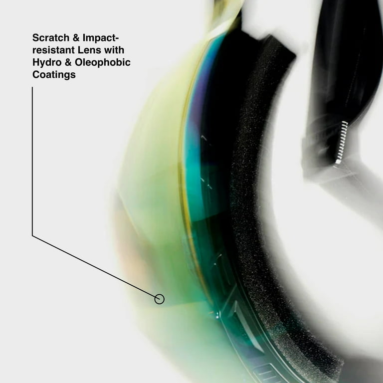 100% Norg Hiper Goggle - Black/Silver; Mirror Silver - Walmart.com