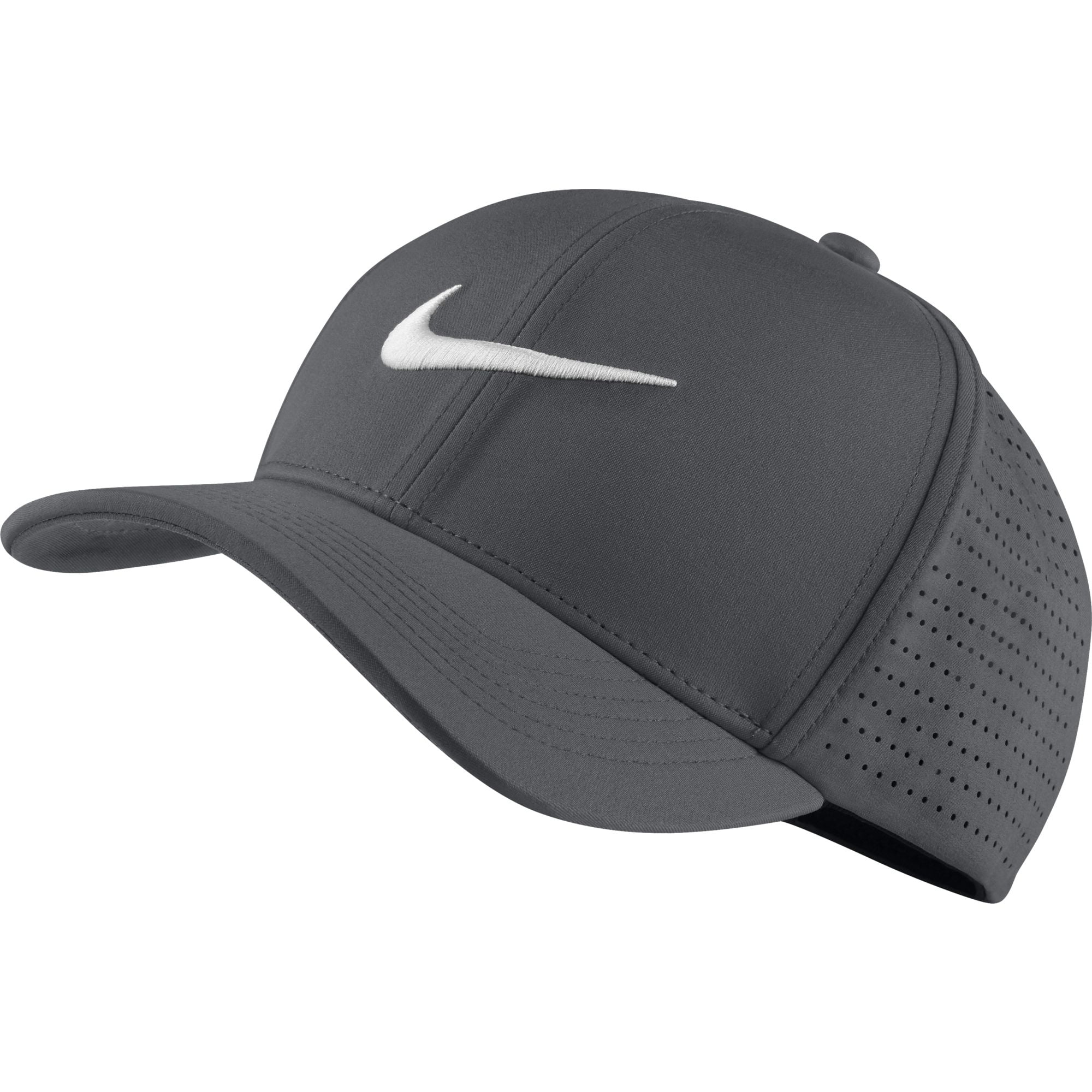 NEW Nike Golf Classic99 Performance Cap Medium/Large Dark Gray/White ...