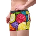 thumbnail image 3 of Kdxio Men's Boxer Briefs with Brightly Colored Cupcakes Print - Comfortable and Breathable Underwear for Everyday Wear, 3 of 7