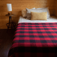 thumbnail image 5 of Arcturus Buffalo Plaid Wool Blanket, 64" x 88", Loom-Woven, 5 of 10
