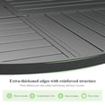 thumbnail image 2 of VOXBIN Round Patio Table with Adjustable Umbrella Hole, All Weather Metal 53.1" Outdoor Table, Black, 2 of 7